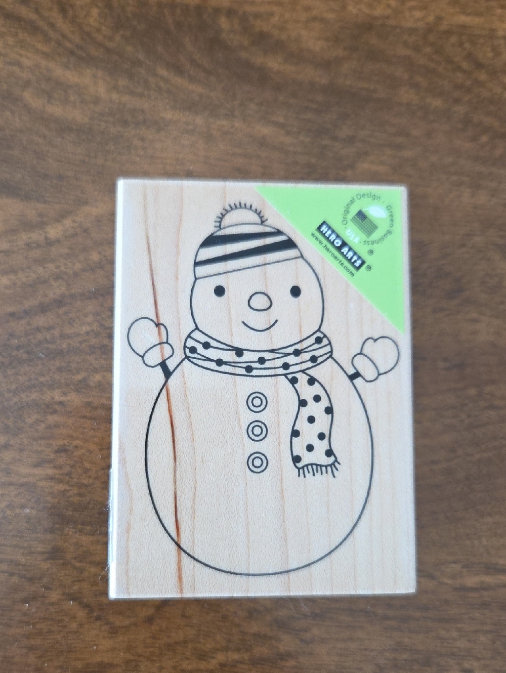 Hero Arts Snowman Wood Stamp